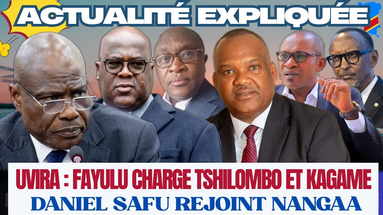 ACTU EXPLIQU&Eacute;E11.12  : FAYULU POUR UN DIALOGUE AVEC KABILA -TSHILOMBO - NANGAA + SAFU REJOINT LE M23