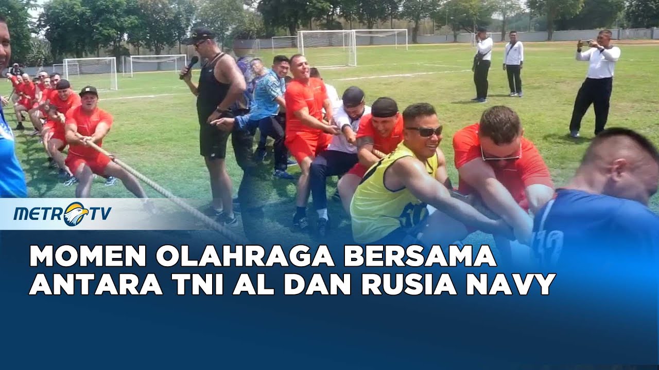 Latma Orruda 24, Personel TNI AL & Rusia Navy Gelar Olahraga Bersama