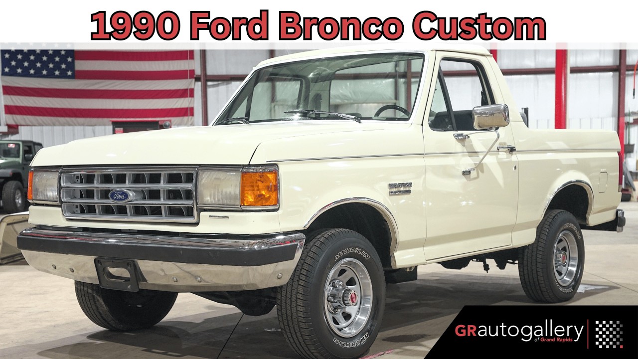 Продается кастомный Ford Bronco 1990 года выпуска - подробный обзор.