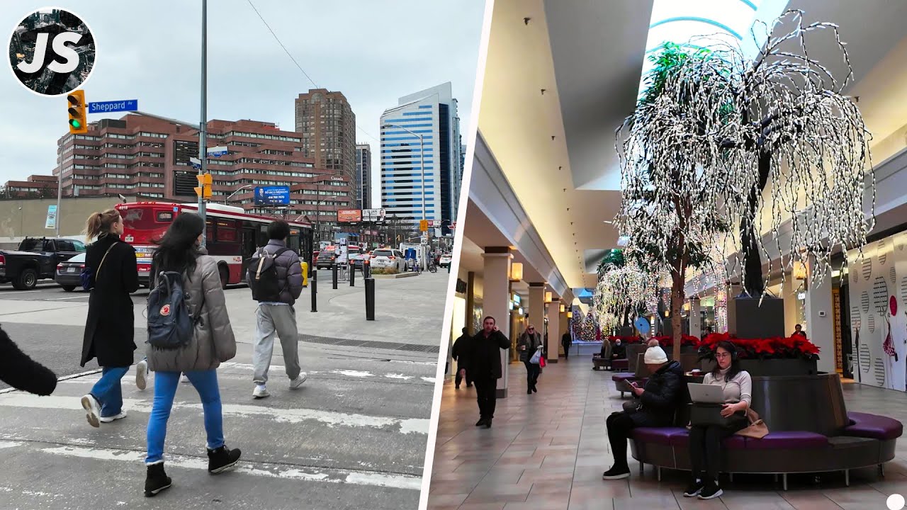 Шеппард-Ист-Стройд и торговый центр Bayview Village | Прогулка по Торонто