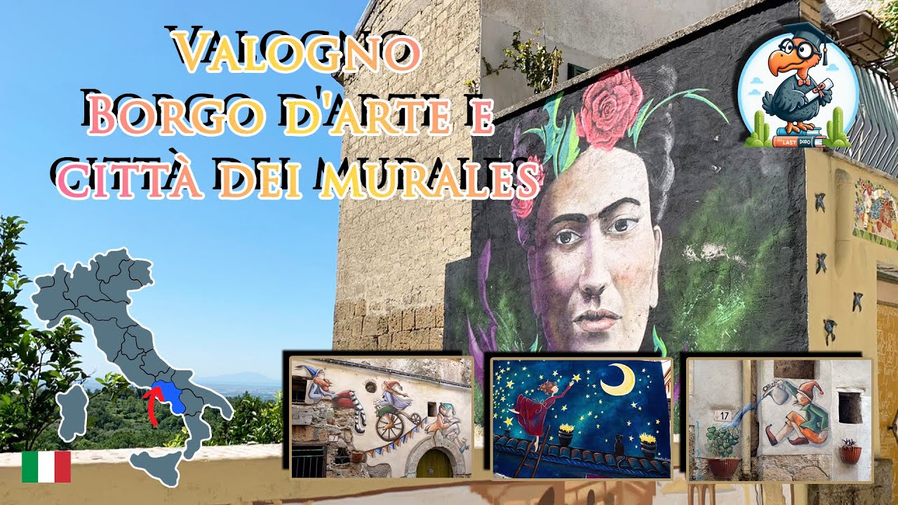 Valogno - Borgo d'arte e città dei murales 🖼️🎨 - Caserta - Italia 🇮🇹