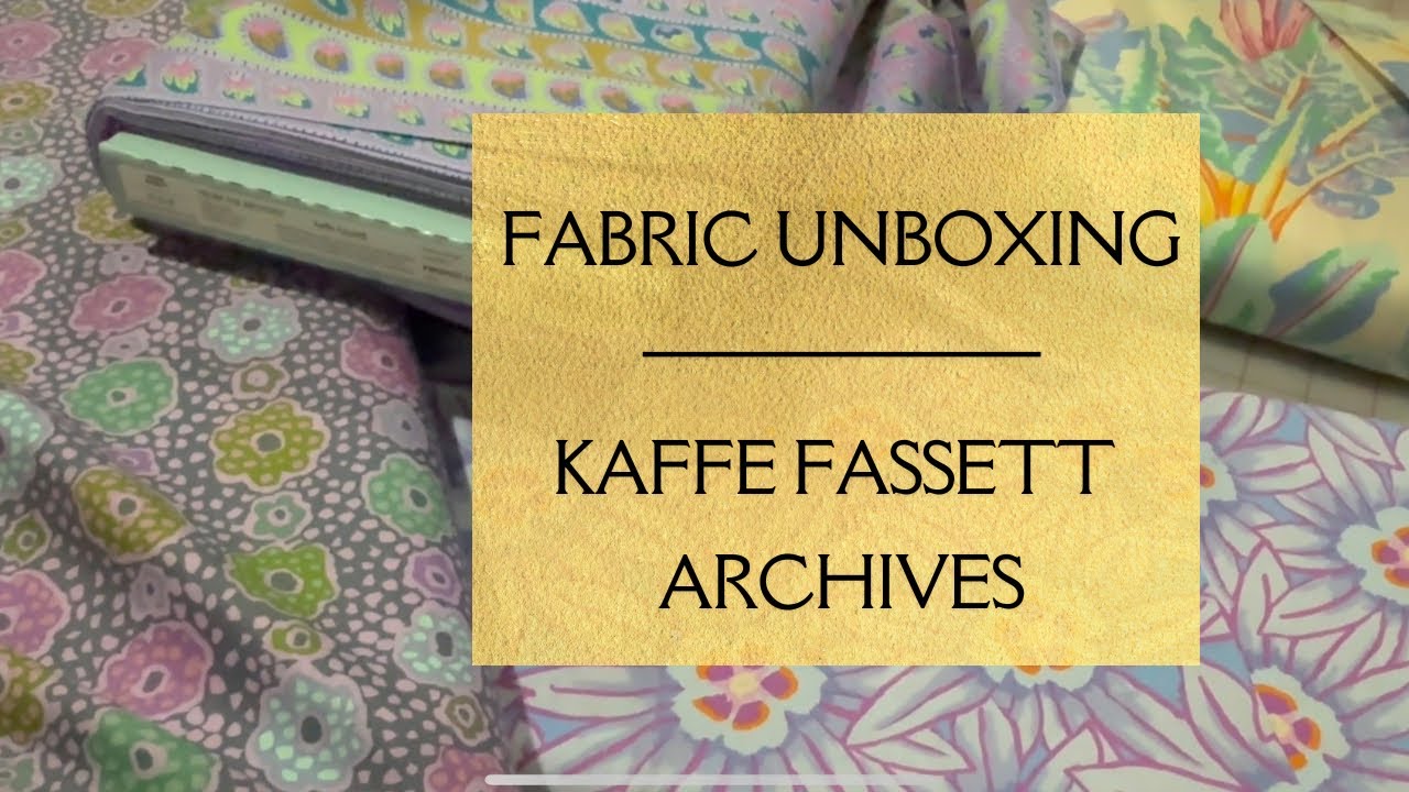 Распаковка коллекции хлопчатобумажных тканей для квилтинга Kaffe Archive - Vlogmas 2025, День 16