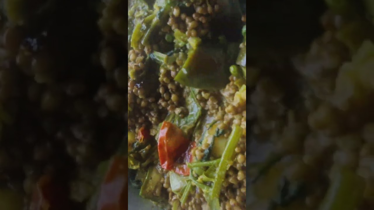 প্রথম বার  বানালাম  গোটা চচড়ি আর বাবা এলো