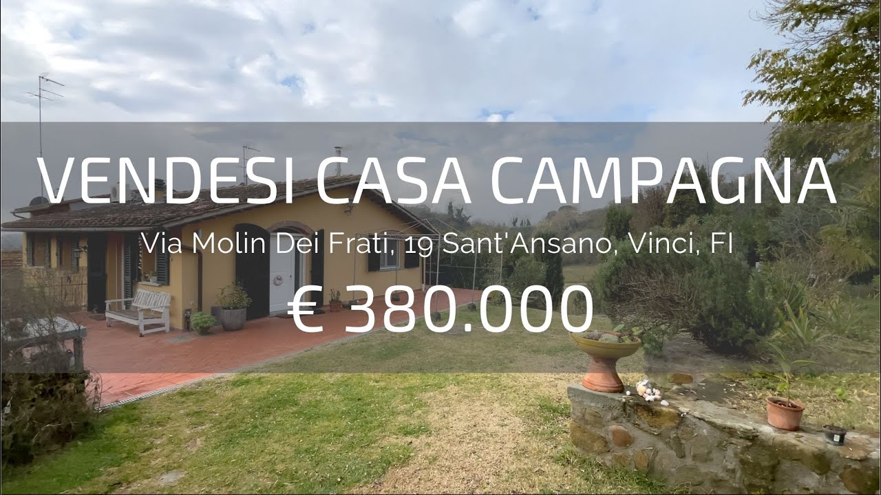 ‼️VENDUTO ‼️ Vendita Casa indipendente In Campagna con giardino Sant'Ansano Vinci