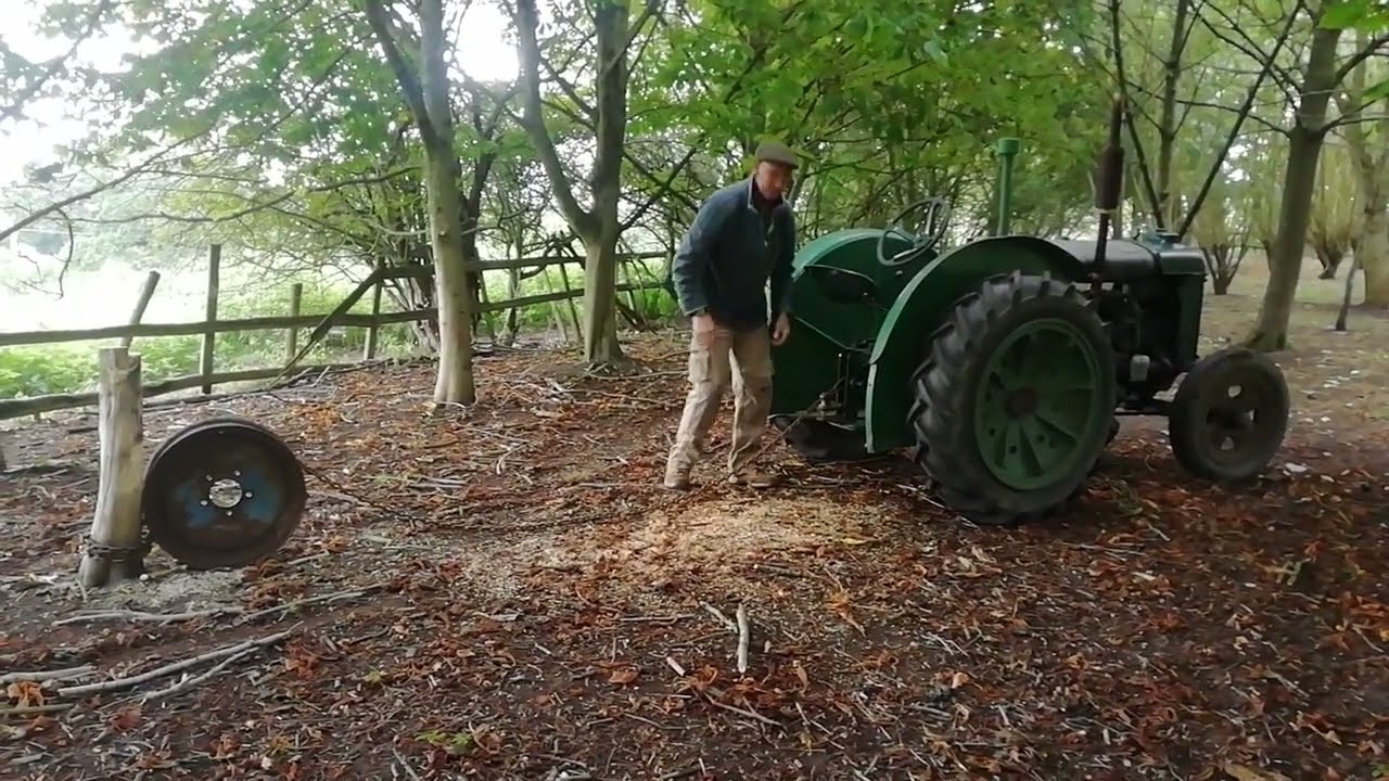 fordson standard pulling out dead tree stumps