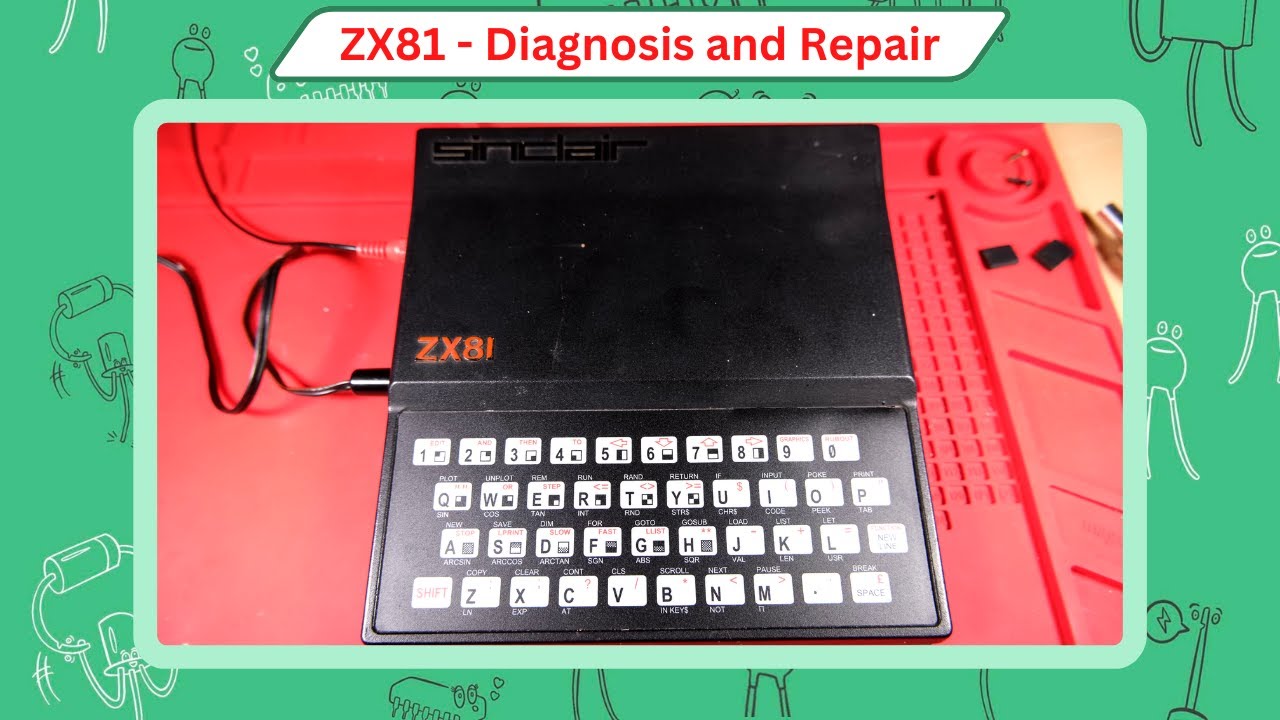 Ремонт Sinclair ZX81 — белый экран и нет курсора