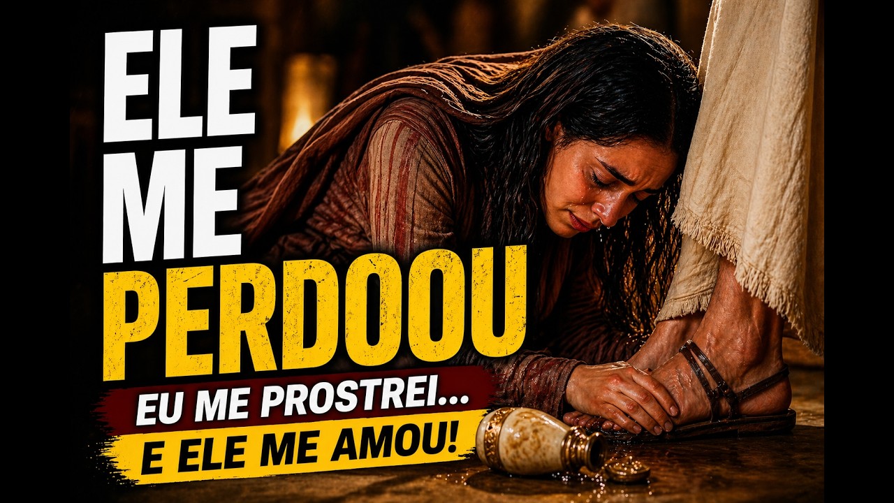 Eu Me Prostrei aos Pés de Jesus | Louvor de Perdão e Gratidão (Lucas 7)