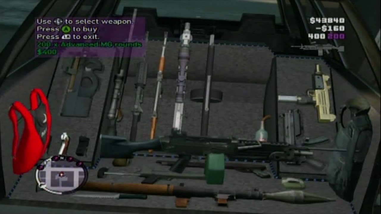 GTA IV: The Ballad of Gay Tony - Weapons Van