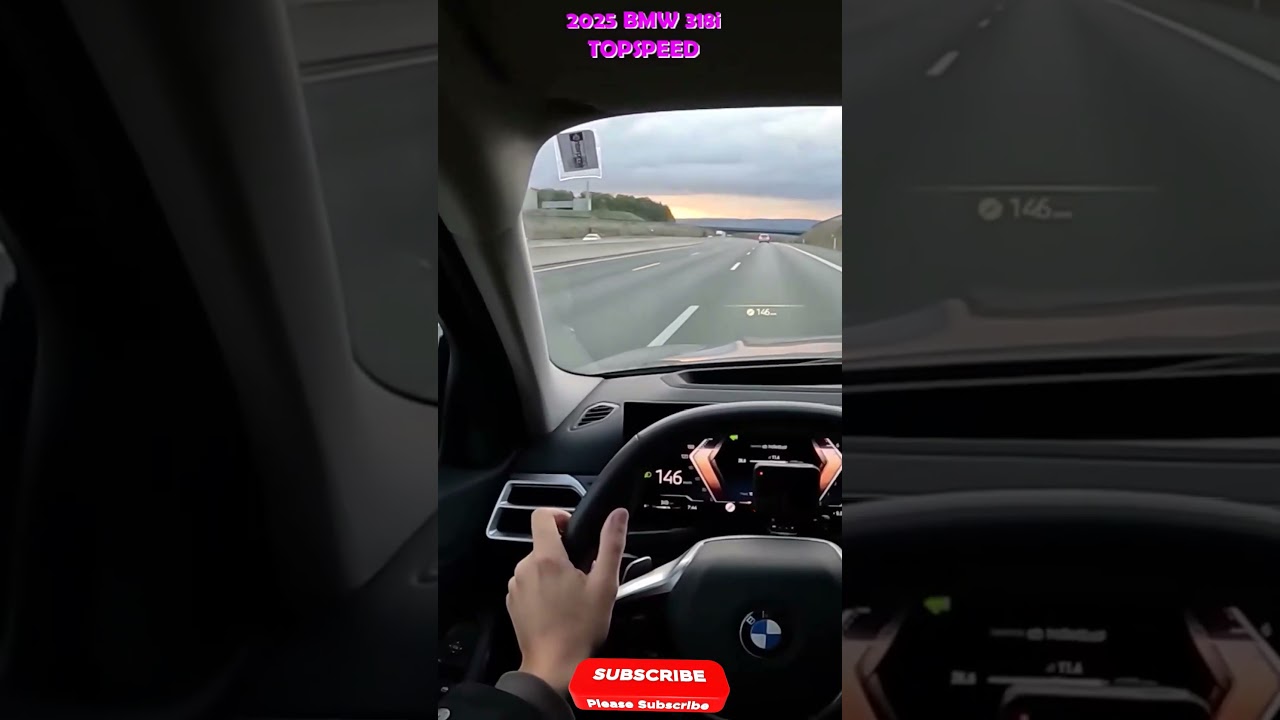 🇩🇪 2025 BMW 318II &ndash; H&ouml;chstgeschwindigkeit Test! 😲 | 🇬🇧 Real Top Speed Run!