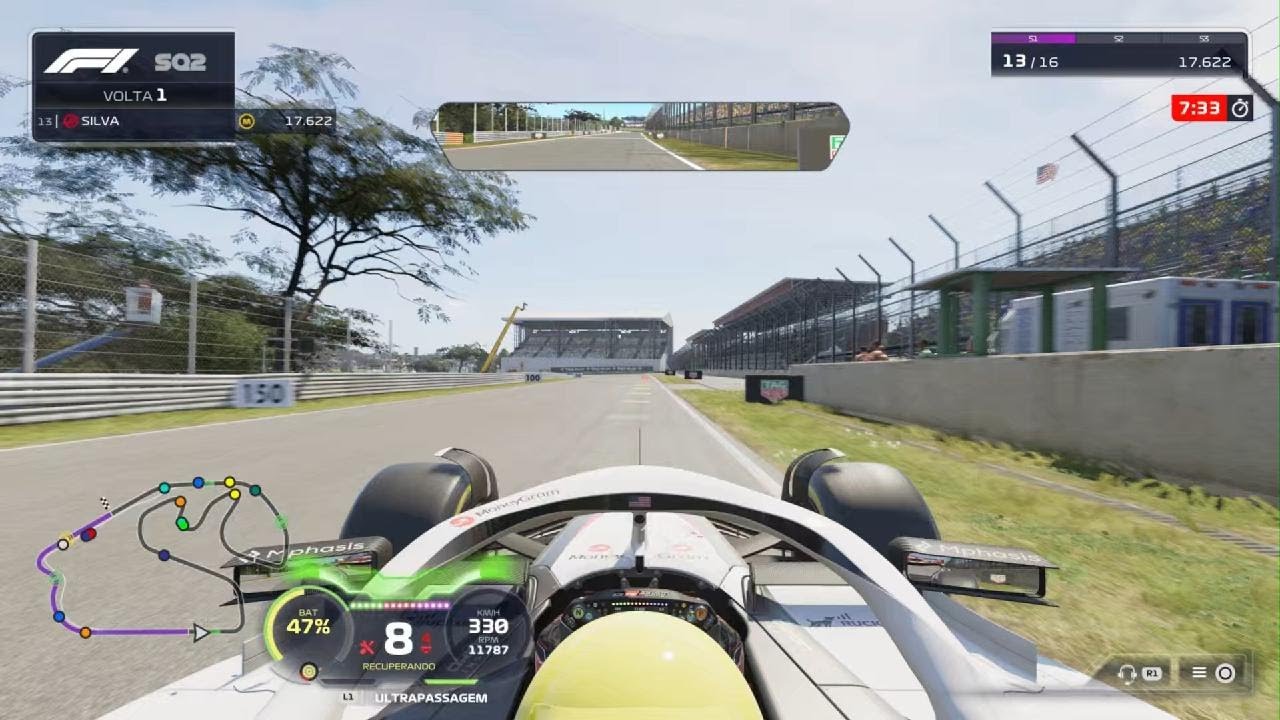 F1 25 Sprint GP Interlagos Briga intensa com o Norris