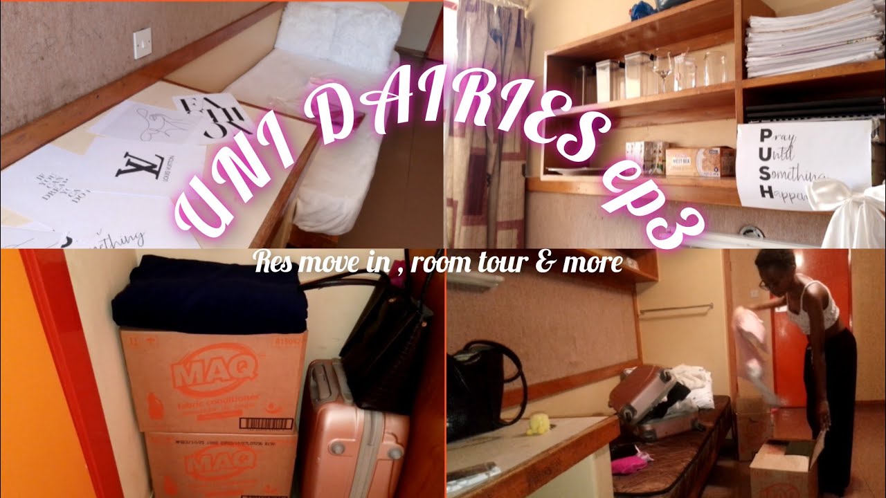 UNI DAIRIES ep3 🫧🌸|MOVING INTO THE UNIVERSITY OF BOTSWANA STUDENT ACCOMODATION|EMPTY room tour 🇧🇼