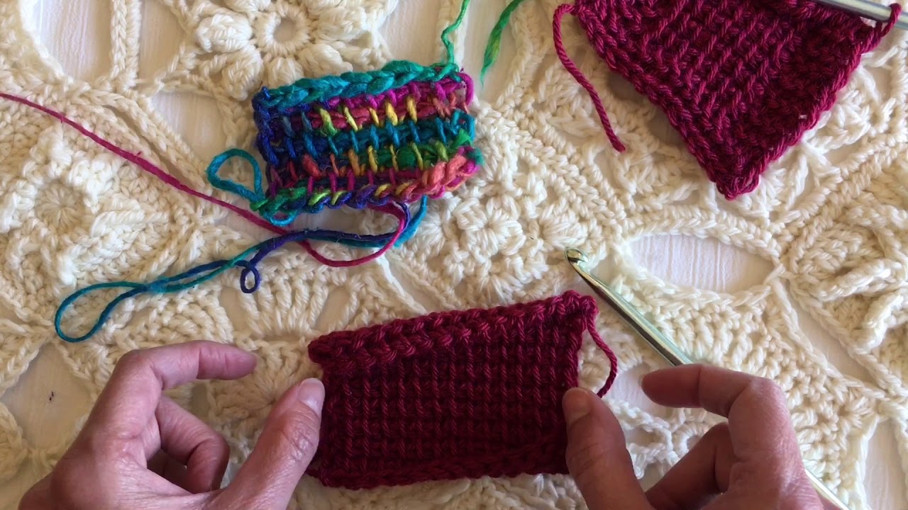 How to Stop Tunisian Crochet from Curling
