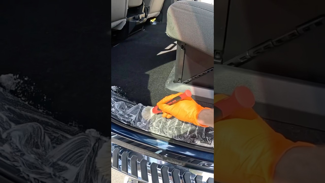Ford F250 Interior Cleaning Detail Brush #shorts #detailing