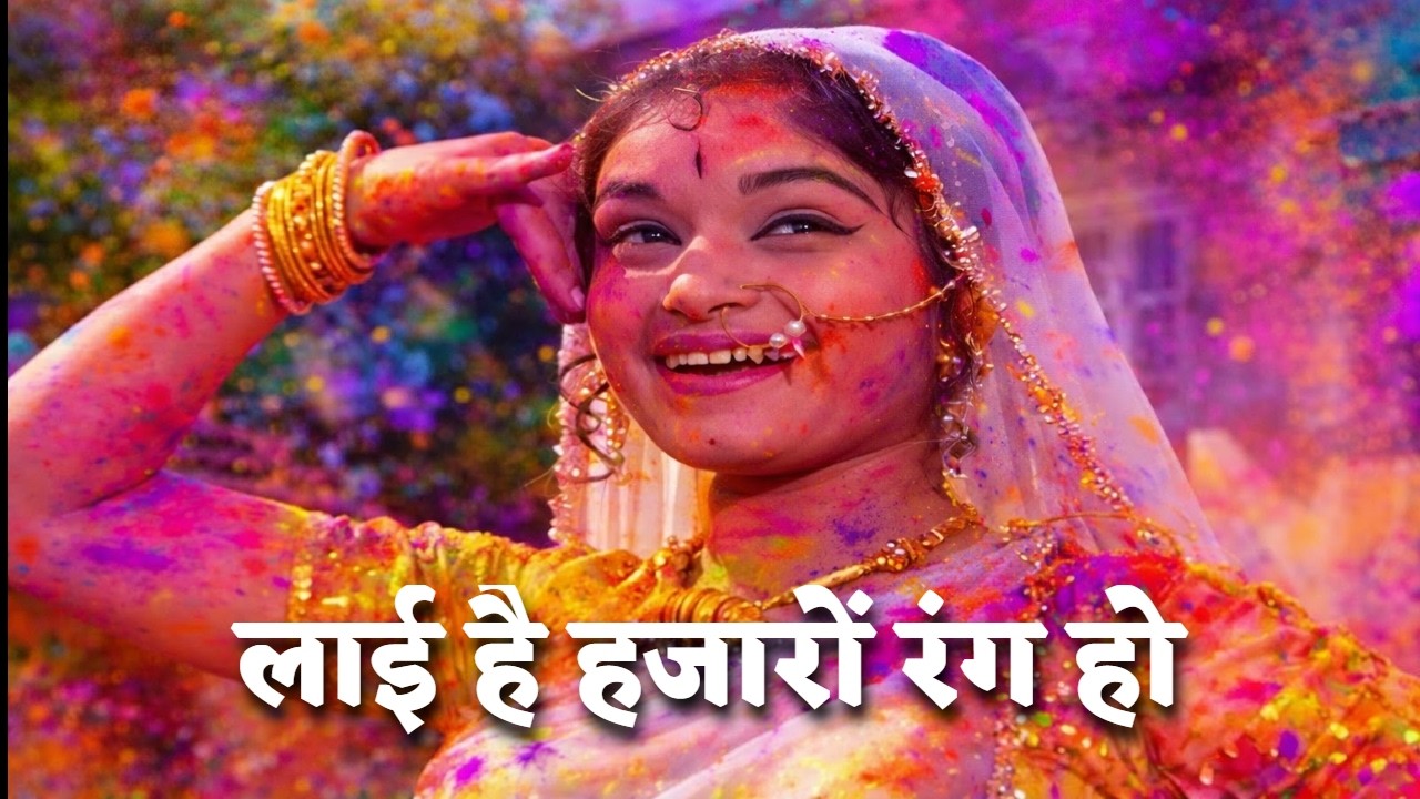 धर्मेंद्र और मीना कुमारी की यादगार होली  Layi Hai Hazaron Rang | Evergreen Holi Song | Superhit Song
