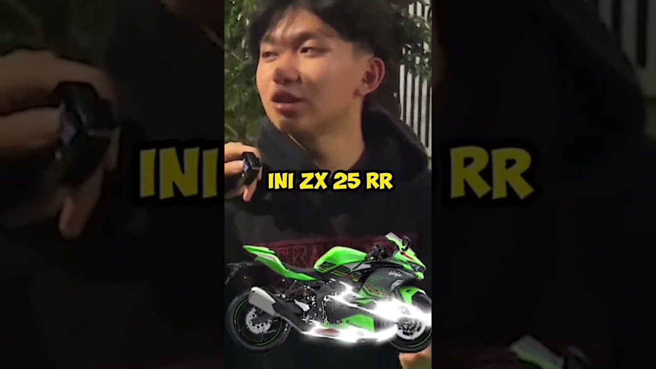 Vincent Salim Baru Beli Motor Zx25rr😱 #zx25rr #zx25r #shorts #shortvideo #subscribe
