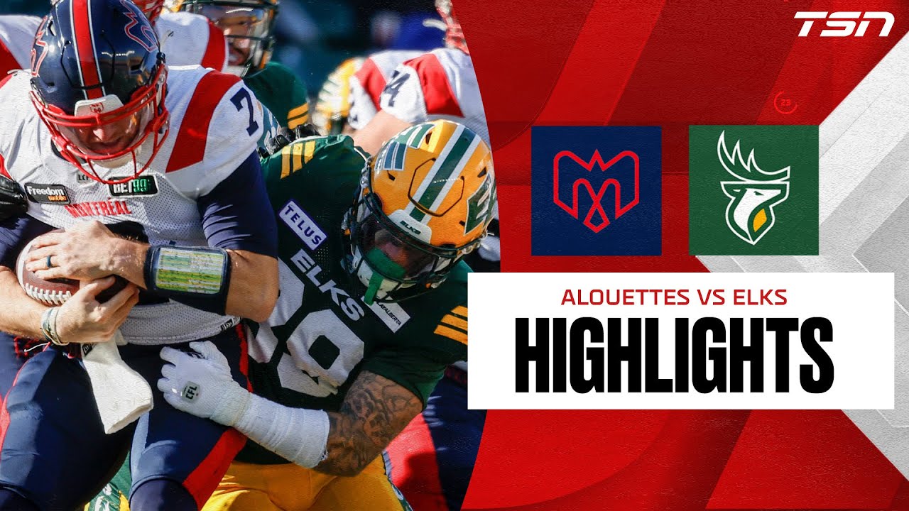CFL WEEK 19: ALOUETTES VS. ELKS