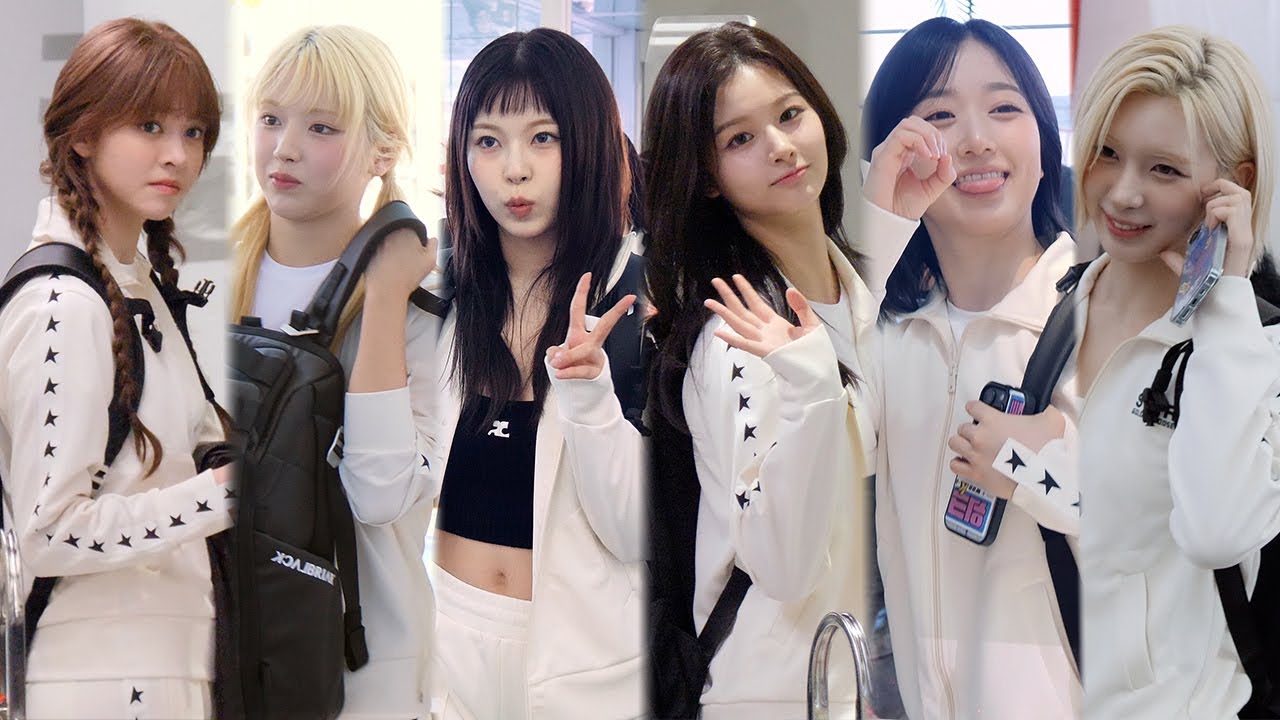 엔믹스 (NMIXX) '단체복 입고 밀라노 출국' Airport Departure｜인천공항 240710