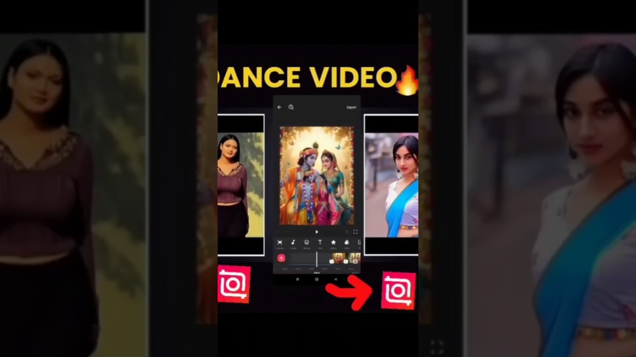 Trending Split Cutout Transition Reels Editing in Inshot|Inshot App Transition Reels Editing |