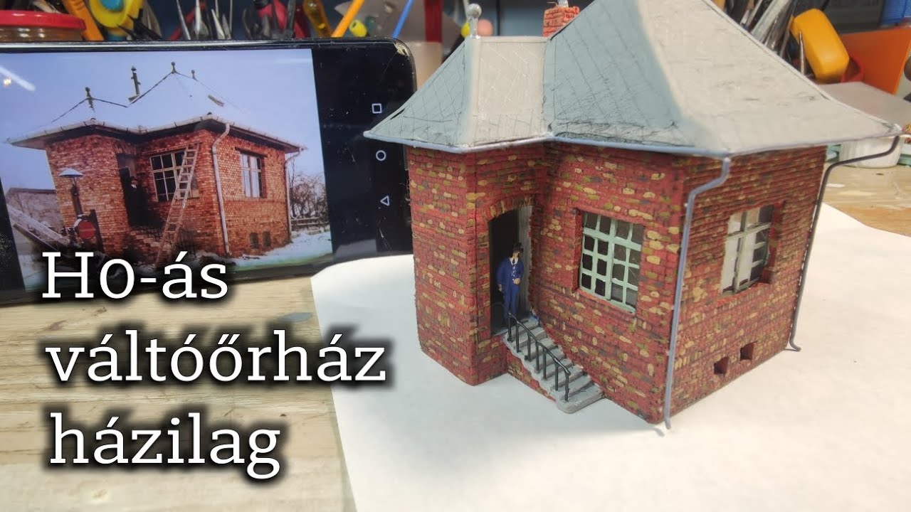 Terepasztal építés - H0-ás váltóőrház házilag  #train #h0scale #modelling #modeltrains #diy #railway