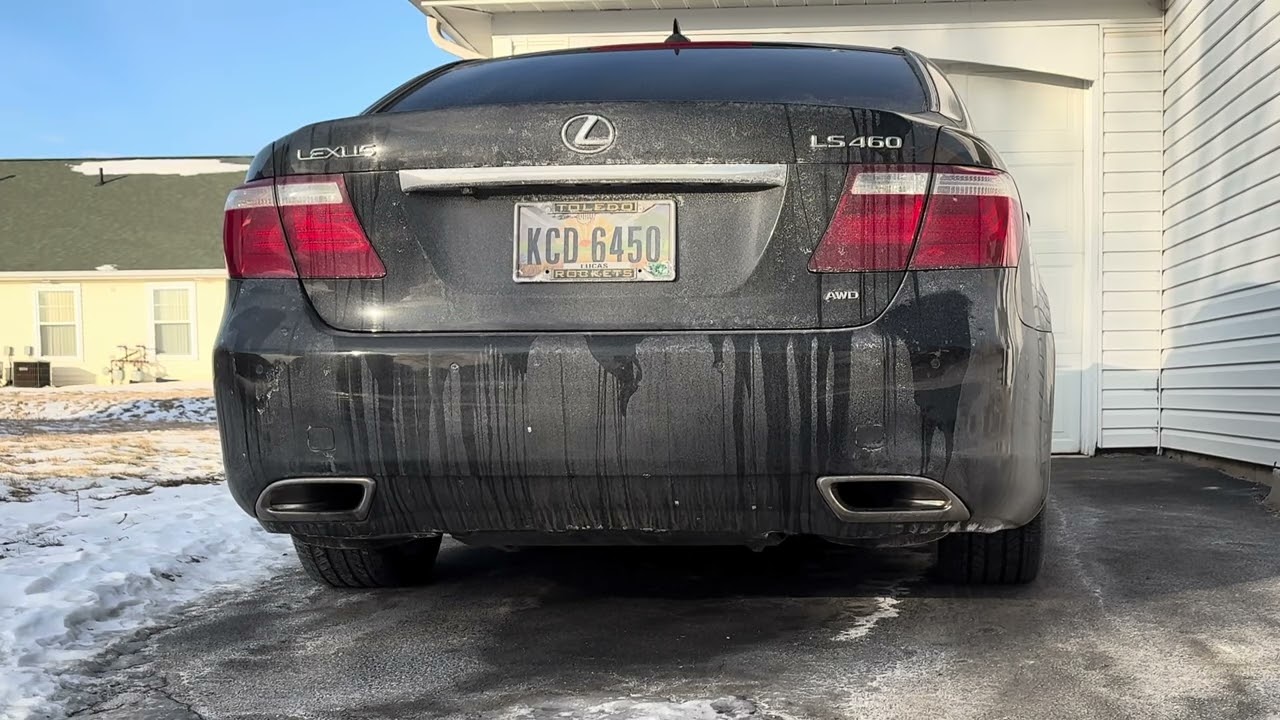 Freezing Cold Start (-23C) Lexus LS460