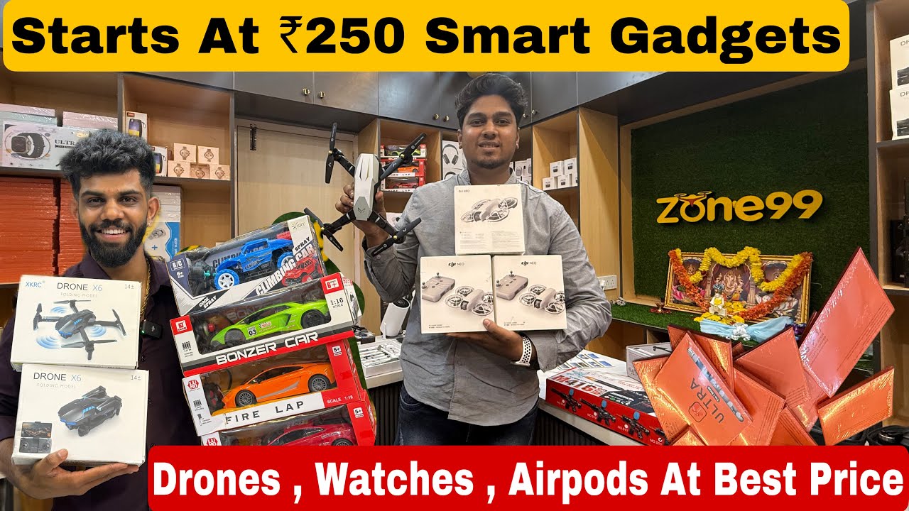 DRONES AND SMART GADGETS STARTS AT 250 || ಮೊದಲ ಬಾರಿಗೆ ಕರ್ನಾಟಕ ಅಂಗಡಿಯಲ್ಲಿ