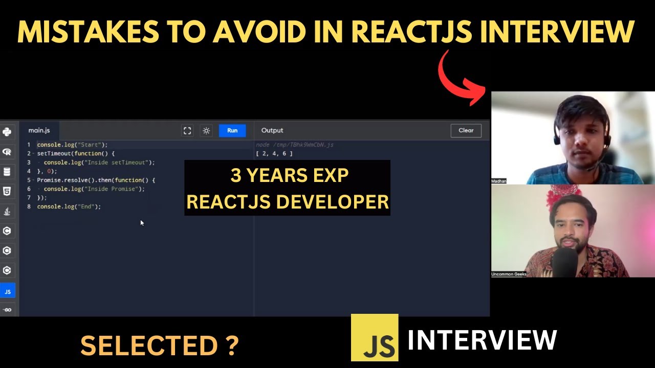 3-Years Experienced @REACT Engineer's Mock Interview: What Went Wrong? | 5 mistakes to avoid