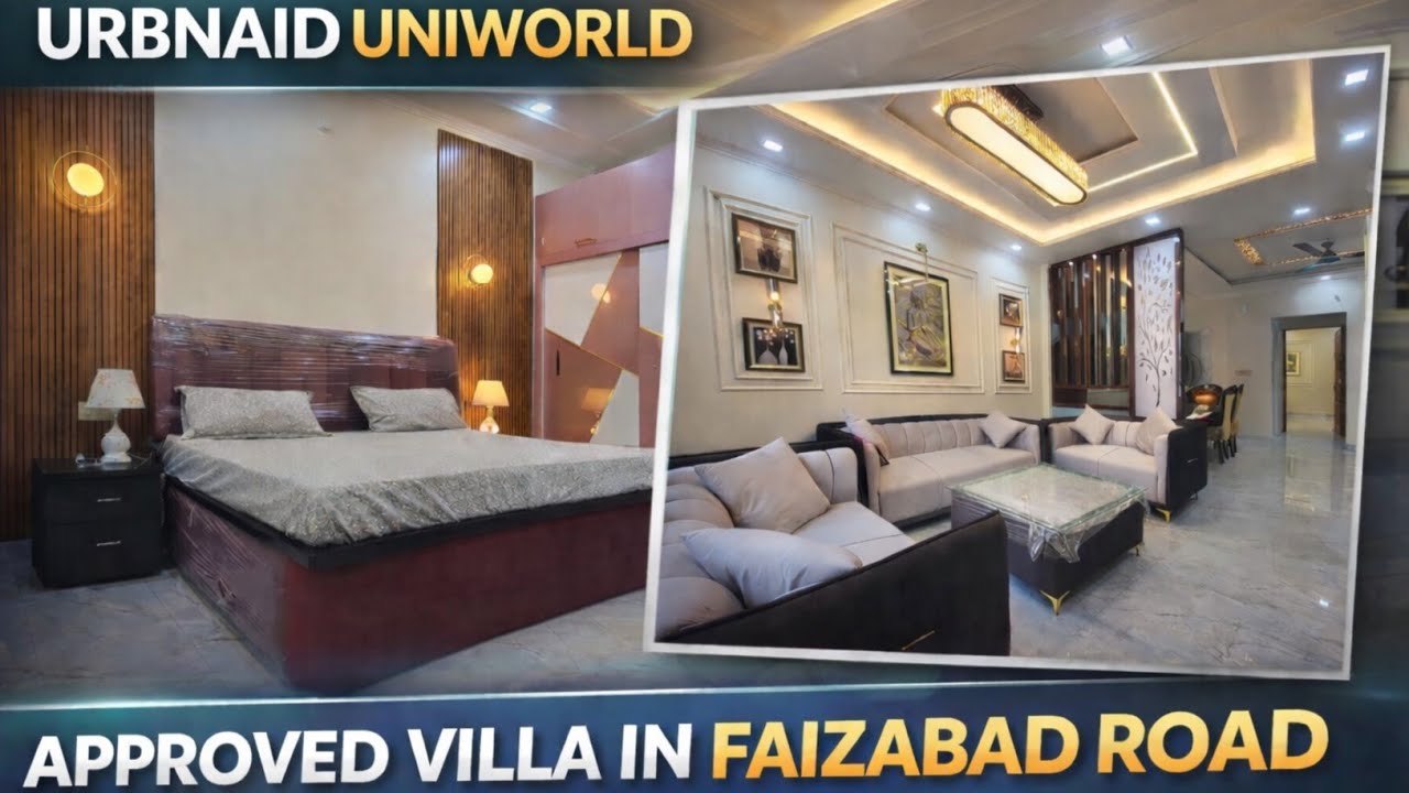 CALL:7348638030,URBNAID UNIWORLD,APPROVED  FULLY FURNISHED VILLA IN FAIZABAD ROAD,@EstaateTalk 
