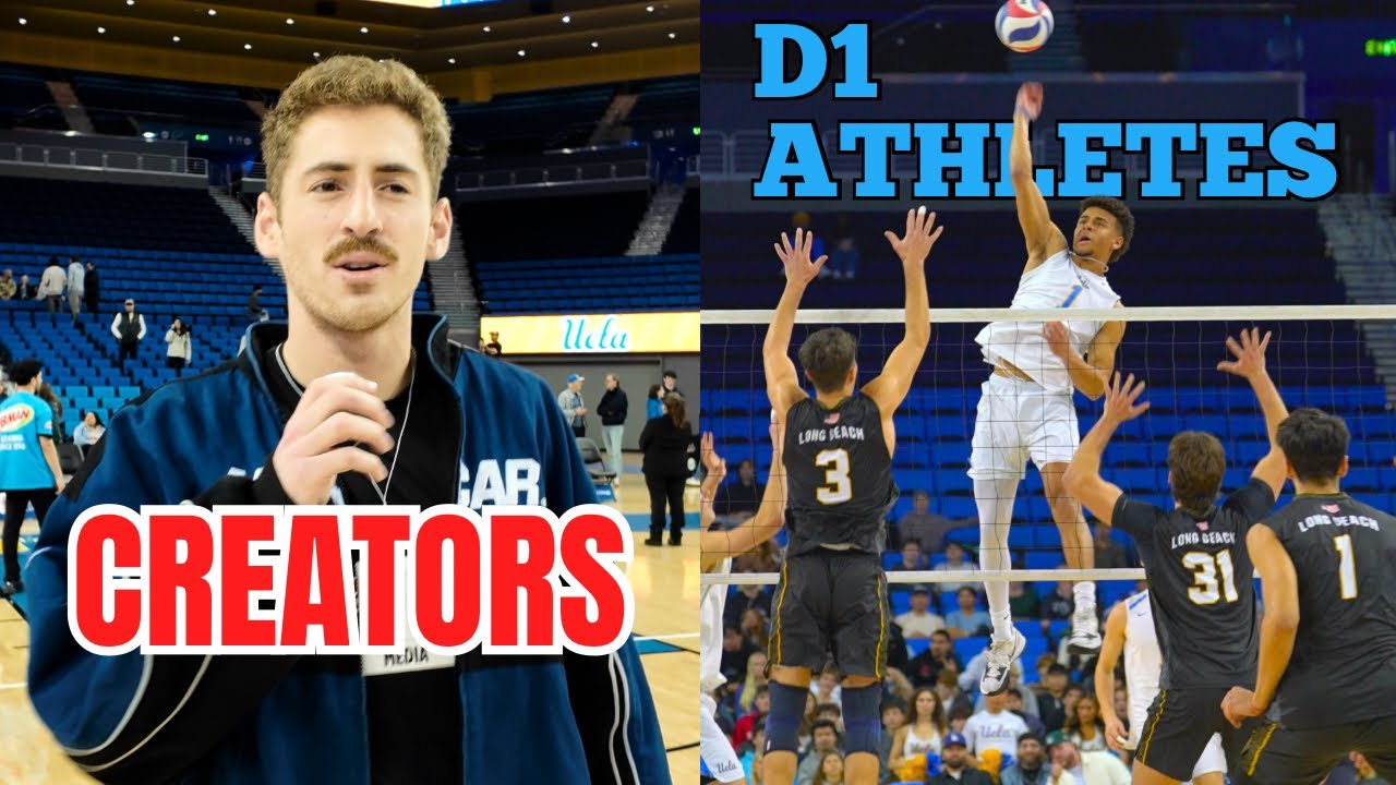 Day in the Life: UCLA Men's Volleyball vs Content Creators (GAMEDAY Edition)