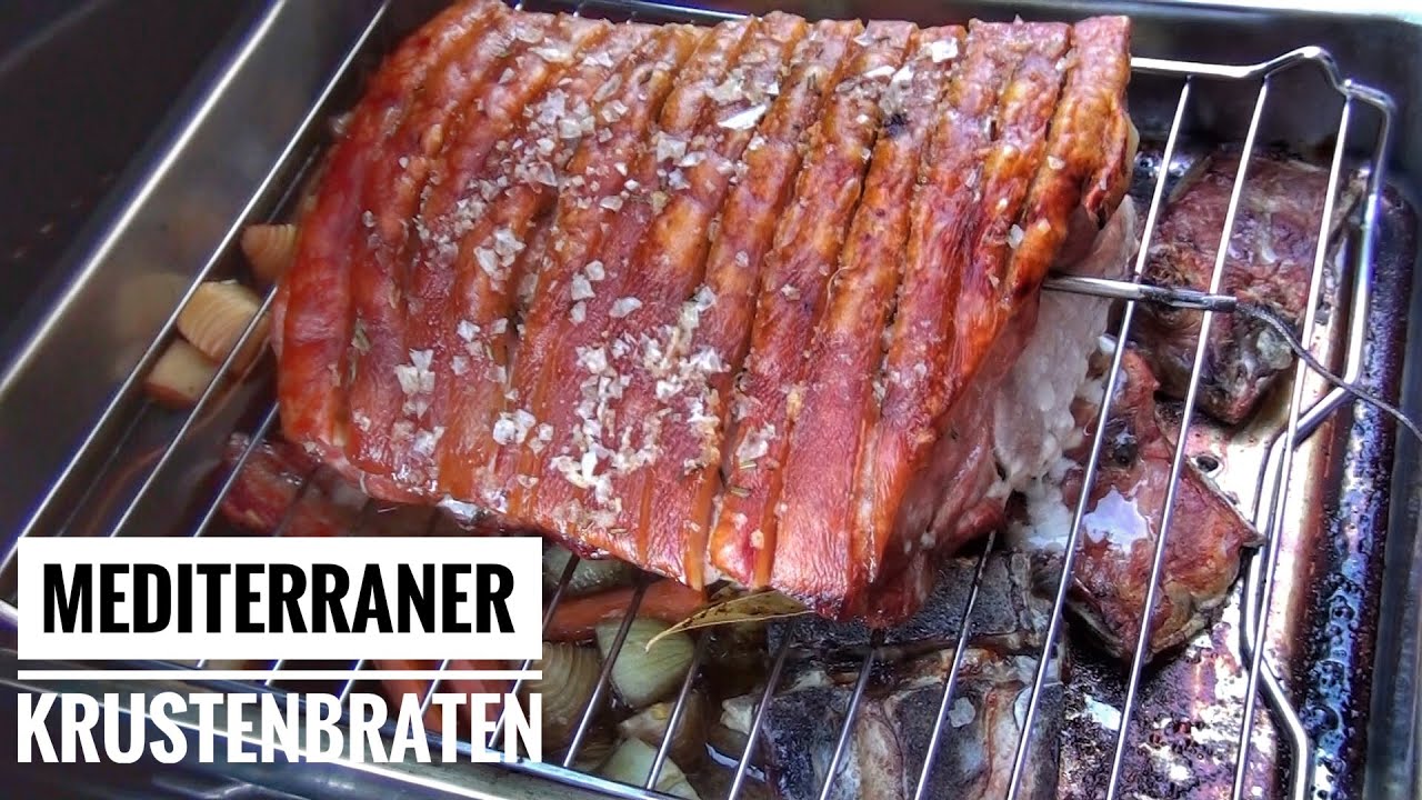 #74: Mediterraner Krustenbraten mit Kräutern - italienisch angehaucht und vom Holzkohlegrill!
