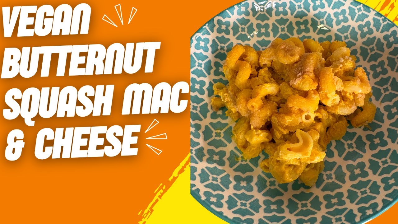 Vegan Butternut Squash Cashew Mac & Cheese 🌱🧀 | Creamy & Dairy-Free