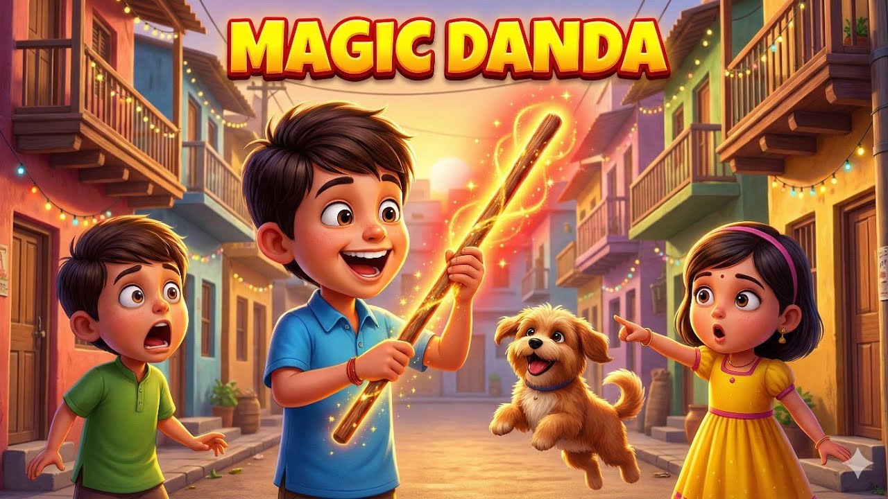 Magic Danda 😱 | Chintu Ki Gali Ka Hero 😂 | Funny Kids Story