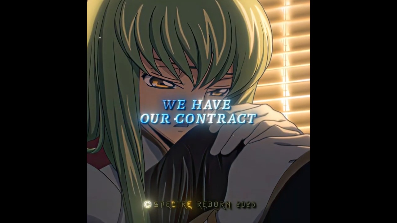 We have our contract - Lelouch Vi Britania x C.C 