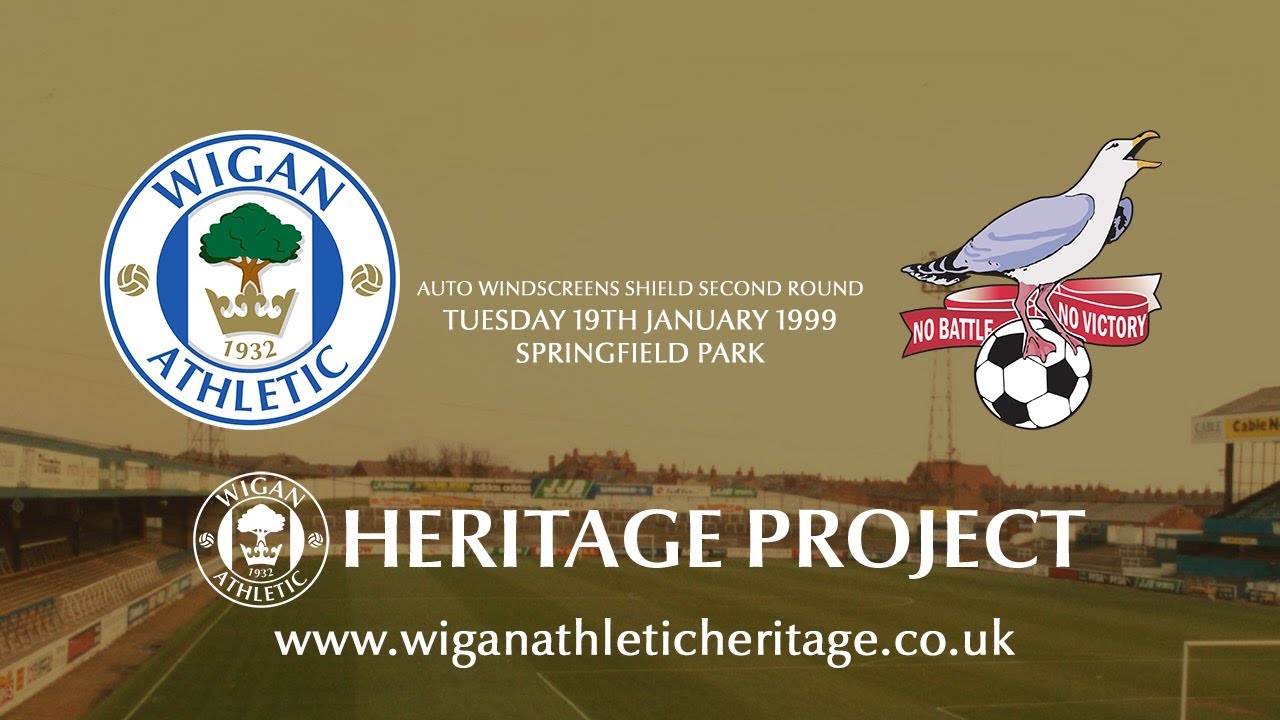 Wigan Athletic vs Scarborough - Auto Windscreen Shield - 19th January 1999 - Highlights