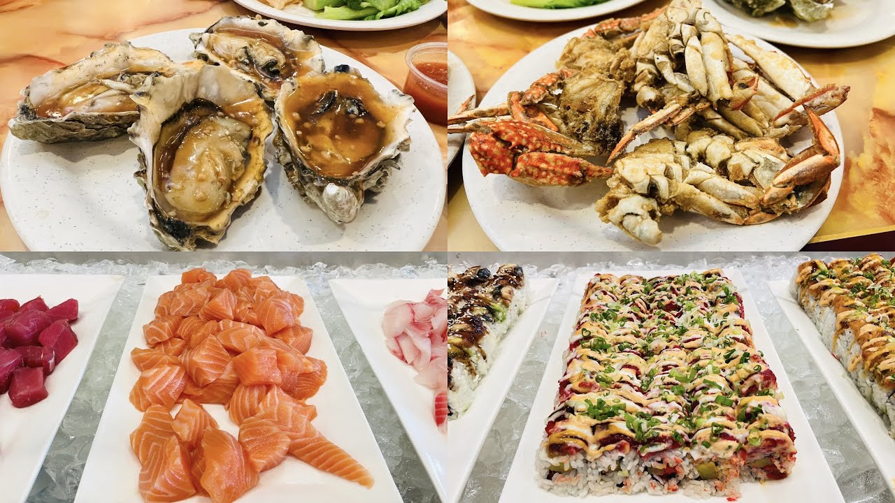 ALL YOU CAN EAT CRAB OYSTER SEAFOOD & SUSHI BUFFET IN THE BAY AREA - HOKKAIDO BUFFET IN SAN JOSE