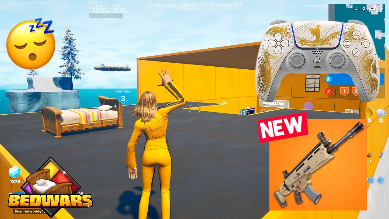 Fortnite Bedwars 😴 Gameplay PS5 🎮
