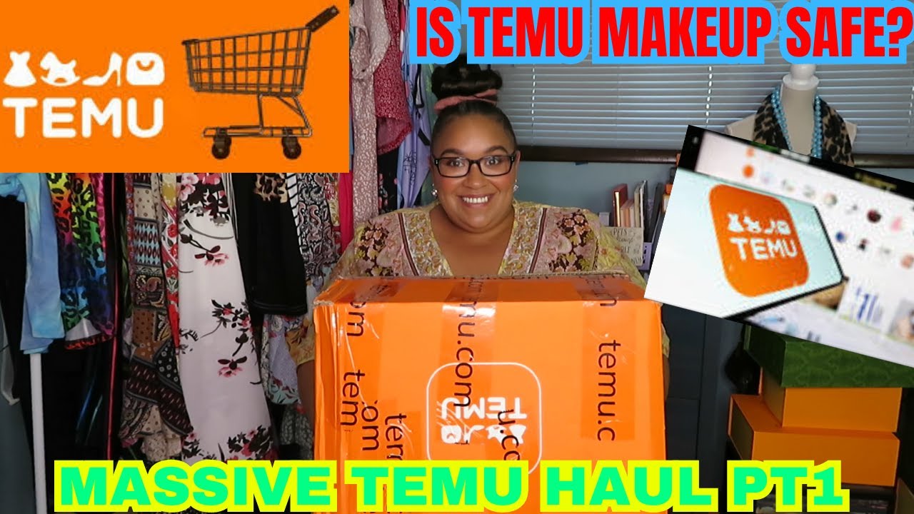 MASSIVE TEMU HAUL 2023|Temu Haul|Is Temu Makeup Safe?|TEMU Makeup Is It Worth It?!|Tasha St James