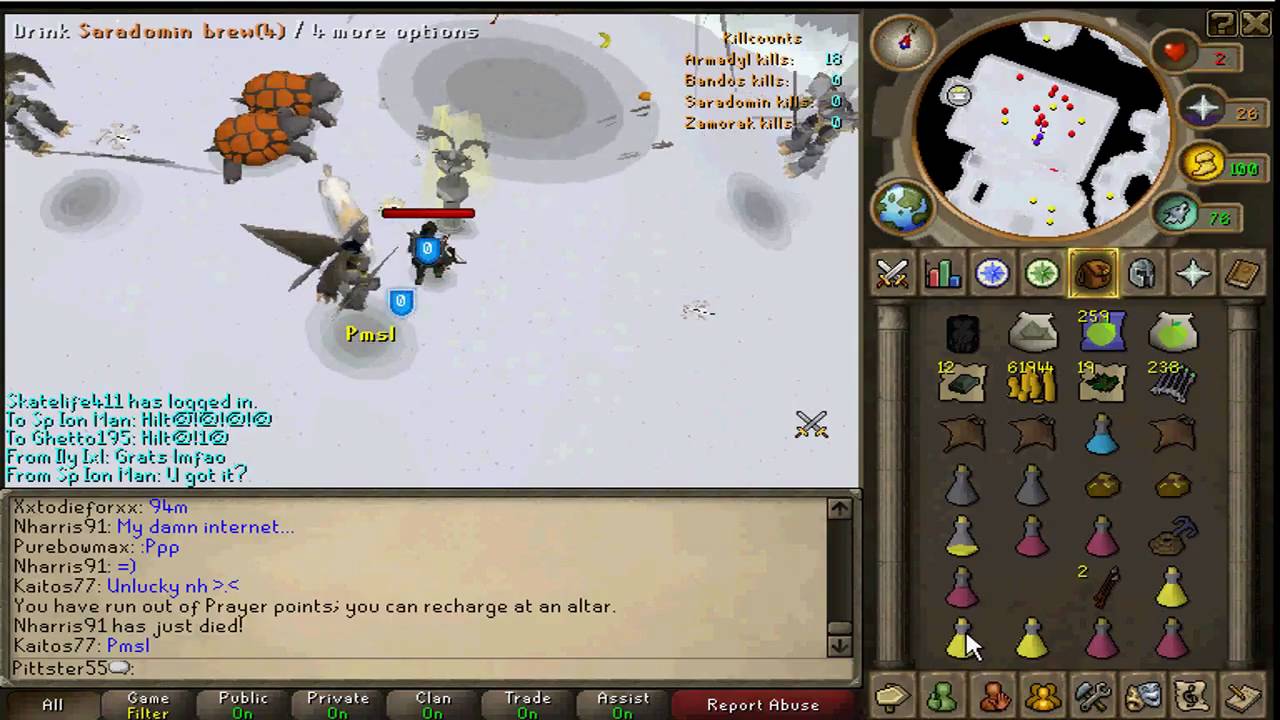 Armadyl Hilt Drop (Purebowmax) (Lootshare)  09/27/09