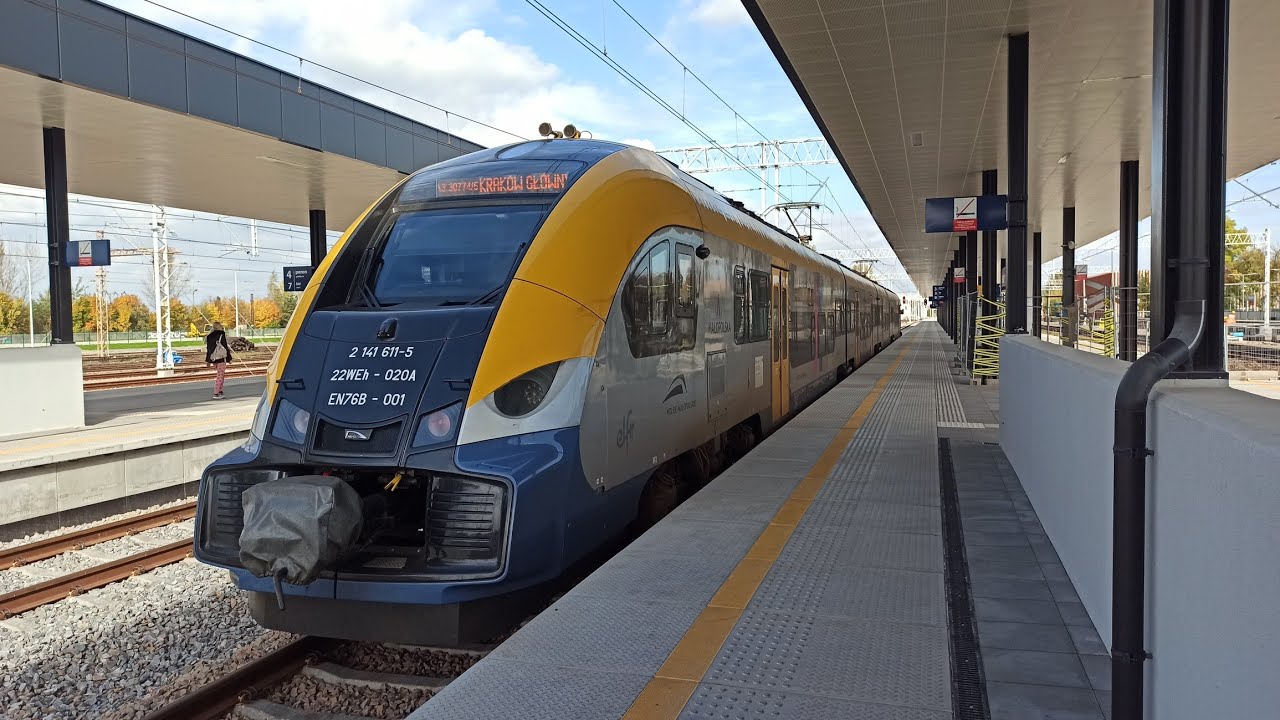 Pesa Elf II 22WEh-020A EN76B-001 Koleje Małopolskie Oświęcim - Kraków Główny