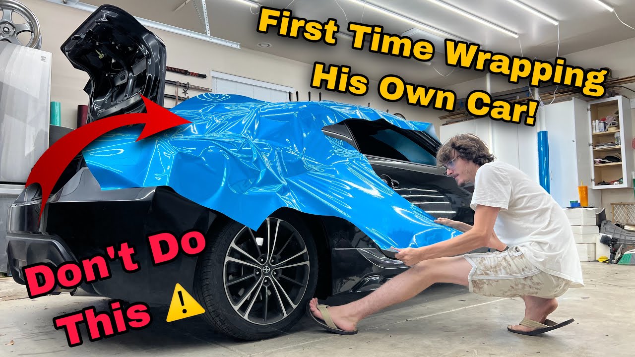 Уроки оклейки в реальном времени для любителей | Toyota 86 FRS BRZ