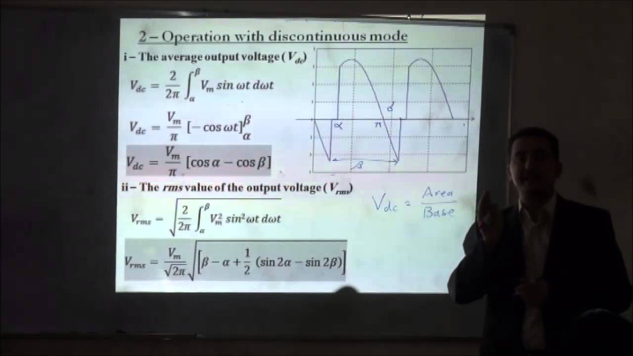 محاضرة: Single Phase Rectifiers: تشرين الثاني،27، 2013م