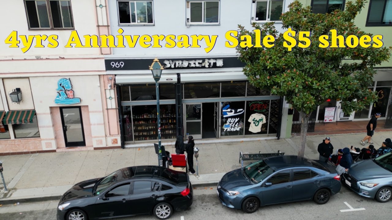 @syndicatelosangeles 4-летний юбилей | Распродажа обуви за 5 долларов | SynCity EP197