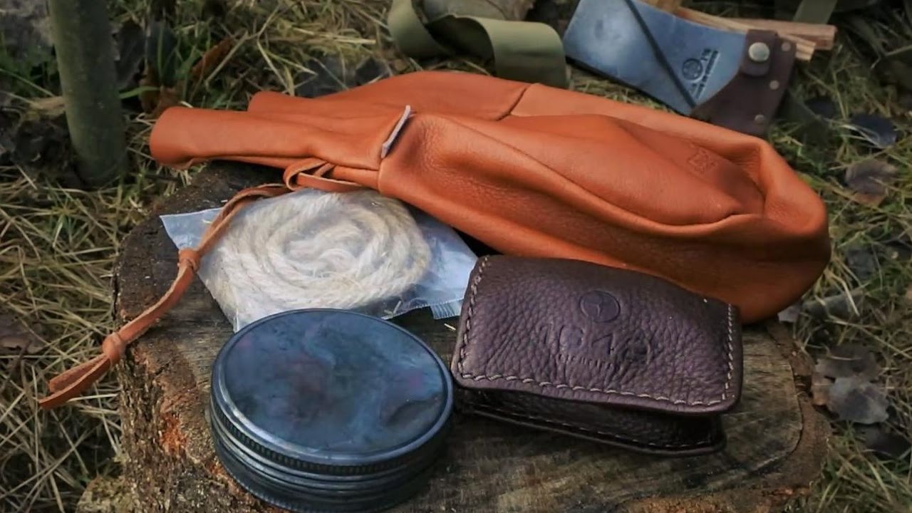 Traditional Flint and Steel fire.