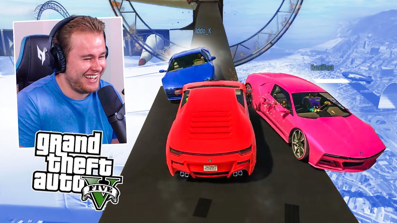 GROTE *CHAOS* OP EEN VEELS TE SMALLE BAAN.. 😂 (GTA 5 Races)