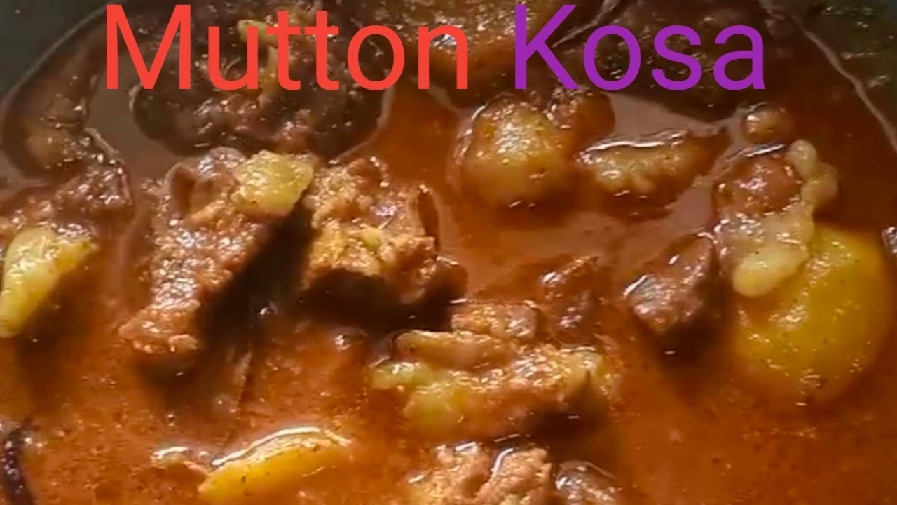 Mutton kosa  recipe