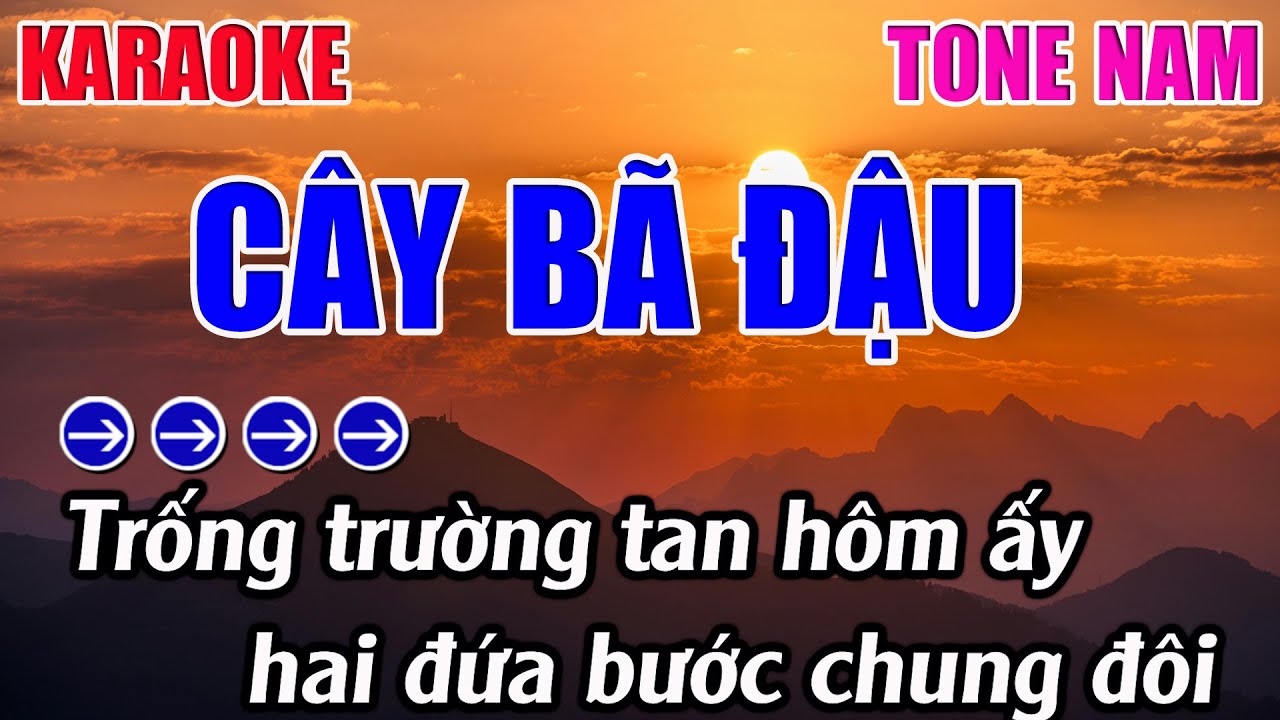 Cây Bã Đậu Karaoke Tone Nam ( Am ) Karaoke 9999 - Beat Mới