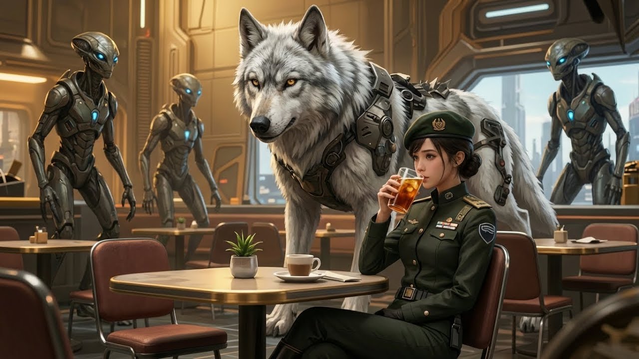 Alien Hunters Attacked the Human Cadet — She Calmly Sipped Coffee While Her Beast Tore Them Apart