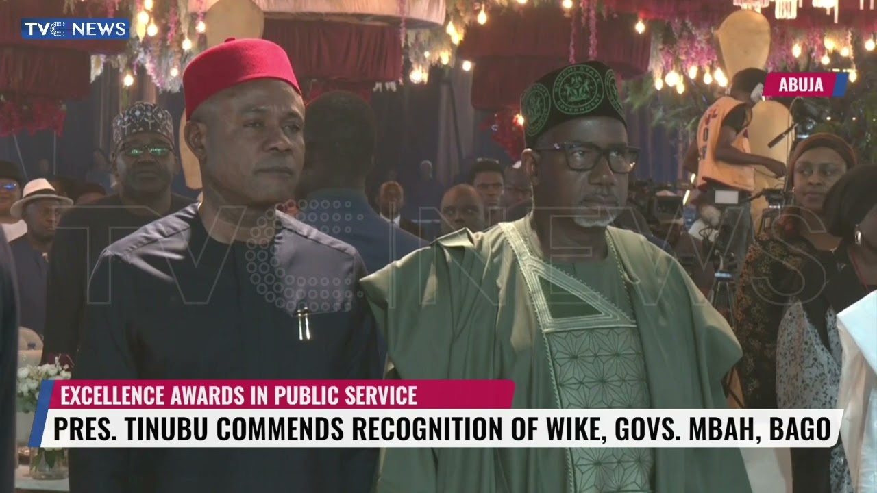 WATCH: Wike, Governors Ubah, Bago Receive Excellence Awards In Public Service