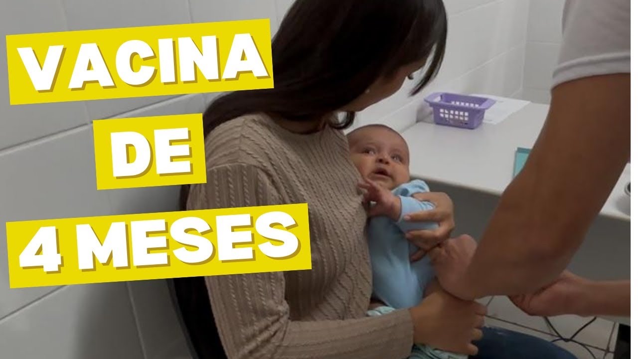 MATERNIDADE: COMO FOI A VACINA DE 4 MESES DO NOSSO BEBÊ 