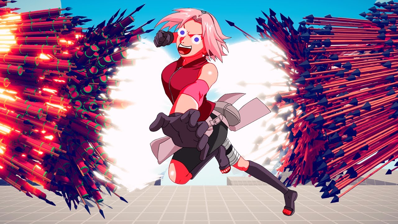 SAKURA (NARUTO ANIME) vs EVERY GOD - Totally Accurate Battle Simulator TABS