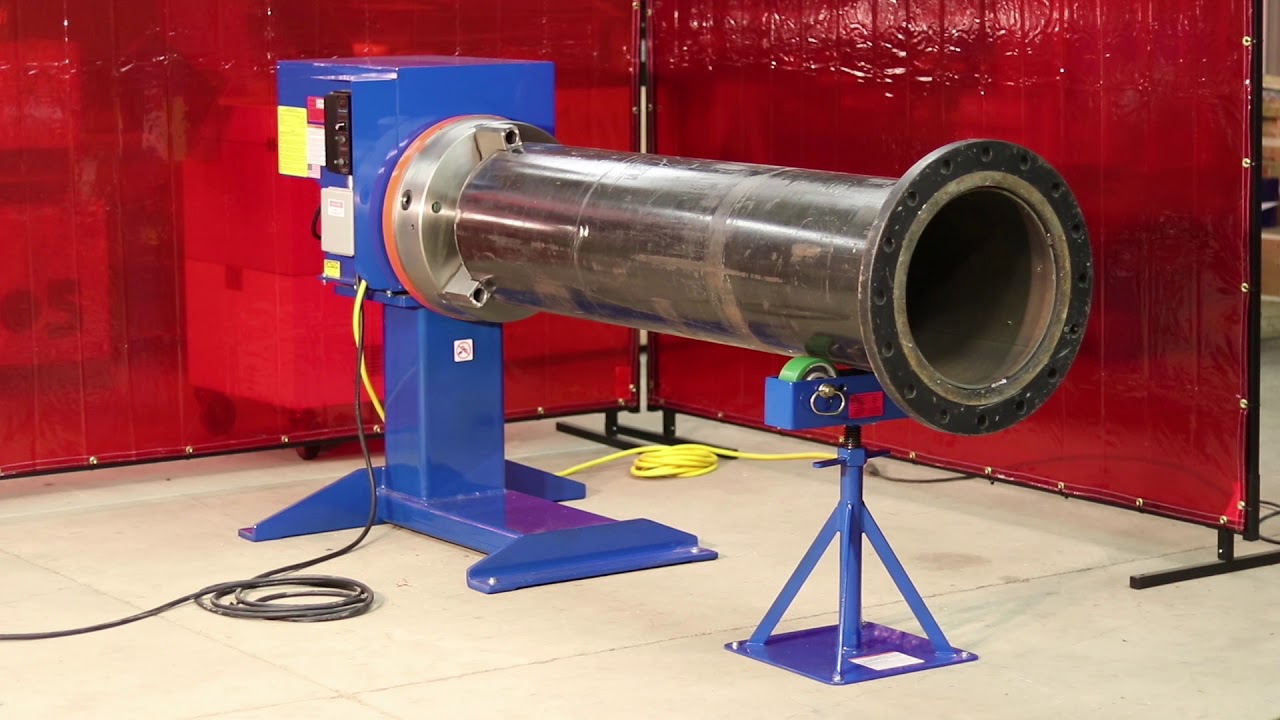 Pipe Bully Pipe Rotator for Welding From All-Fab Corp. Made in USA.